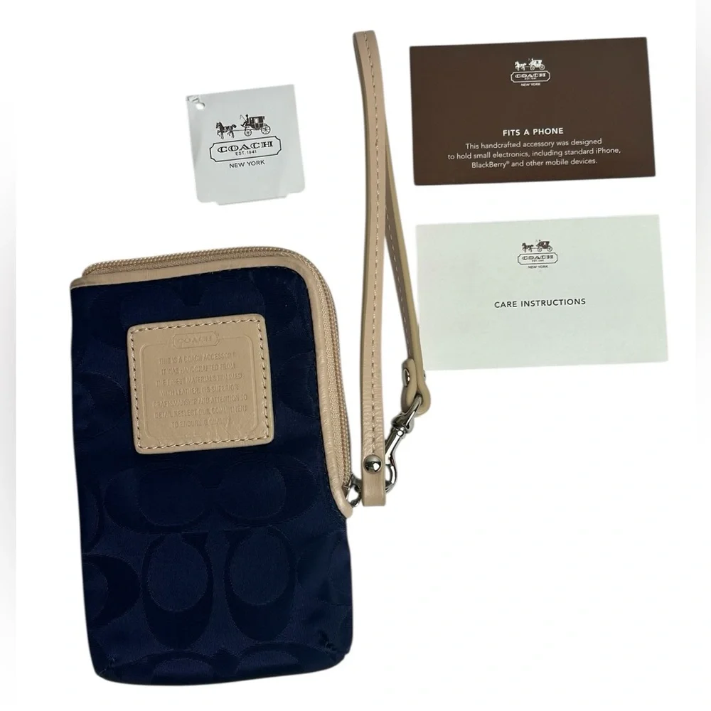 Coach Phone Holder Case Wallet